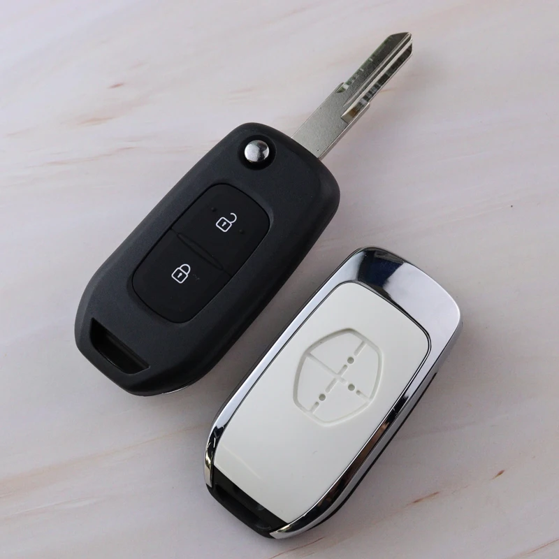 업그레이드 수정 자동차 키 Fob 케이스 쉘 하우징 Renault Dacia Logan Sandero Lodgy Dokker Duster Megane 4 3 Captur Symbol