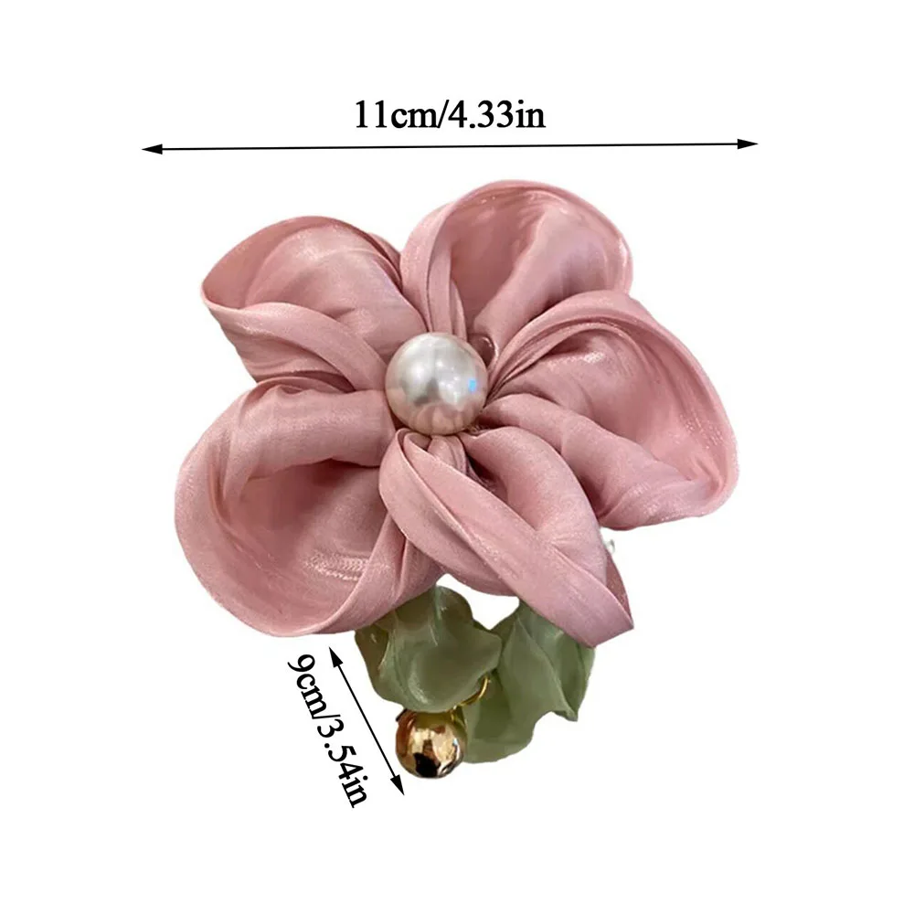 New Pearl Flower Women's Hair Band Durable High-grade Sense Super Fairy Elegant Temperament Fashion Hair Cord Romance Head Rope