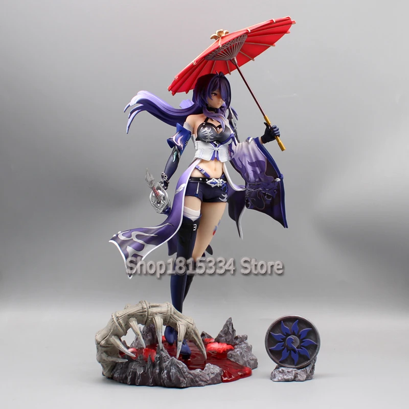 36cm Anime Acheron Figure GK Honkai: Star Rail Model Raiden Bosenmori Mei Action Figures Pvc Collection Statue Ornament Toy Gift