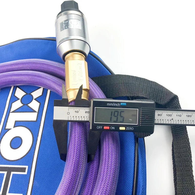 High quality XLO Limited Edition 24K Gold Plated AC EU US power plug Power cord Power line CD