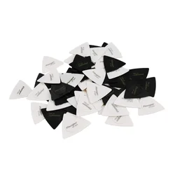 Flanger New 100Pieces/Set Guitar Picks Three In One 0.5mm/0.75mm/1.0mm Triangle Shape PC+ABS Anti-Skidding Design