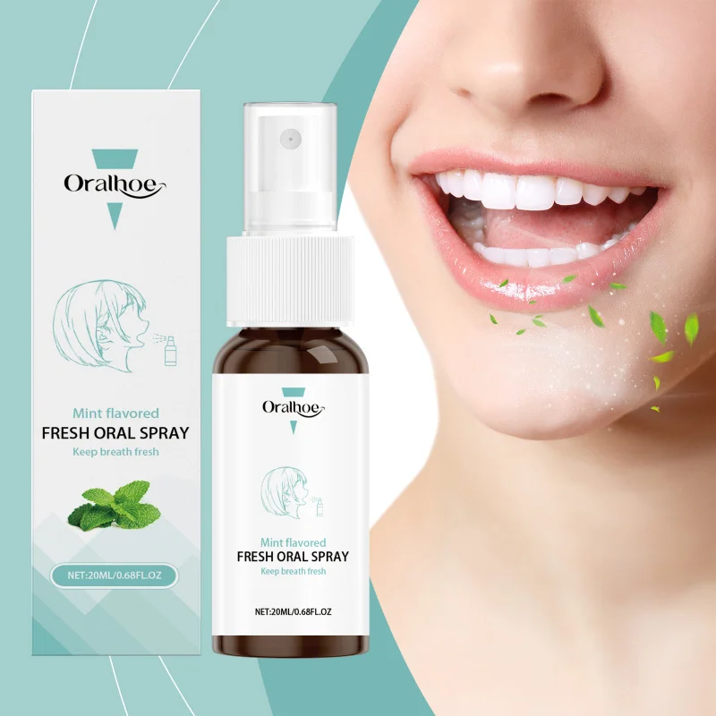 

Oral Freshness Spray - Fresh Breath, Odor Reduction, Oral Hygiene Care & Refreshing Mist With Herbal Extracts & Gluconolactone