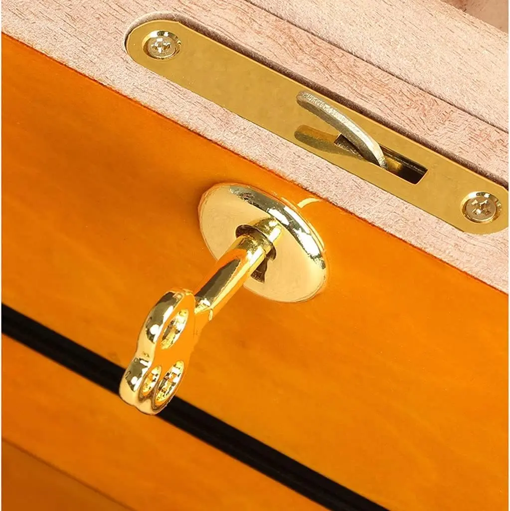 กล่องเก็บซิการ์ Baccus สไตล์โมเดิร์นอาร์ตเดโค - จุได้ถึง 200 ชิ้น - สี: ทูโทน, ปรับแต่งได้