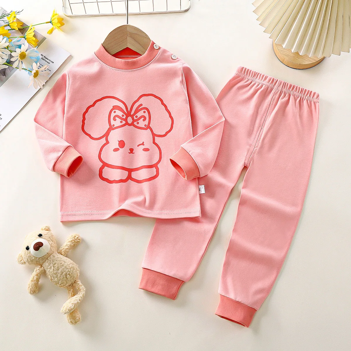 

Spring Autumn Children Pajamas Set Kids Baby Girl Boys Underwear Clothing Long Sleeve Sleepwear Pajamas Sets Kids Clothing