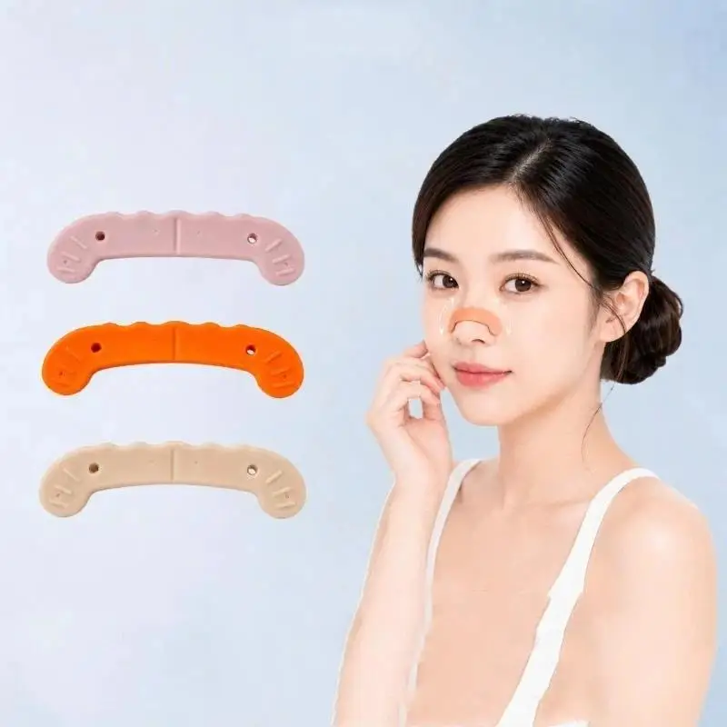 Memory Support Nose Shaping Strips Bridge Lifting Up Reusable Nose Lifter Adjustable Breathable Nose Wings Slimming Stickers