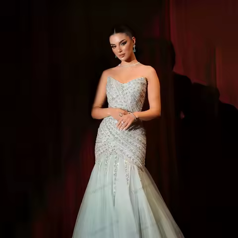 Gorgeous Women's Formal Evening Gowns Exquisite Prom Dress Beading Appliques Pretty Customized Vestidos De Fiesta Elegantes 2026