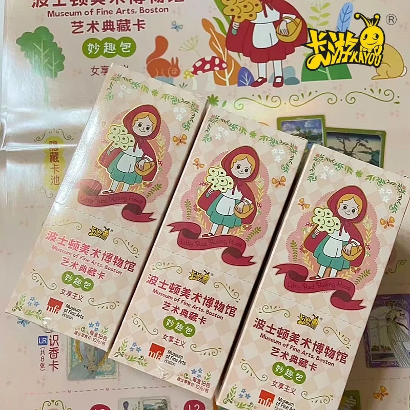 

Оригинальные коллекционные карты KAYOU Boston Museum Fine Arts, забавный пакет, коллекционная карточка Little Red Riding, игрушки, подарки