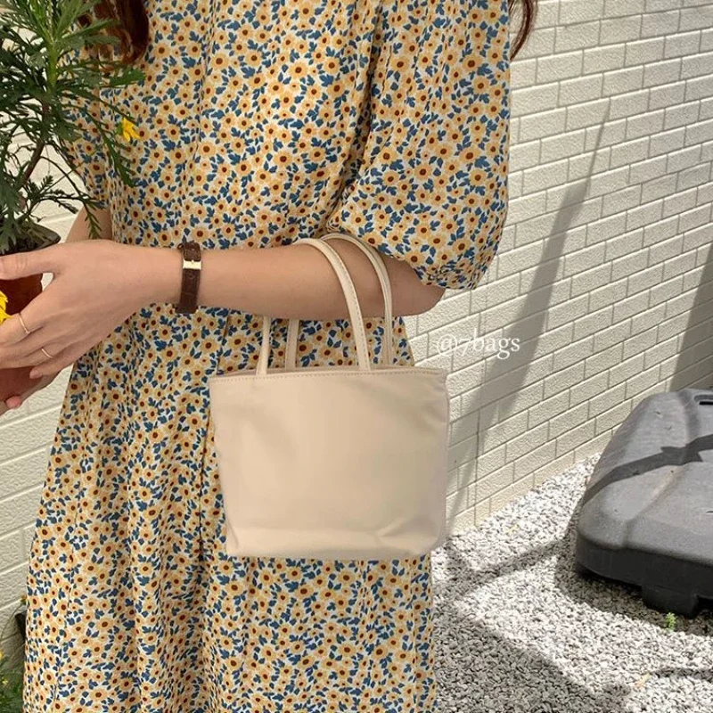 Cute Mini Women Pink Shopping Bag Fashion Mobile Phone Bag Lady Purse Small Casual Solid Color Handbag Bolso Grande Mujer 2023