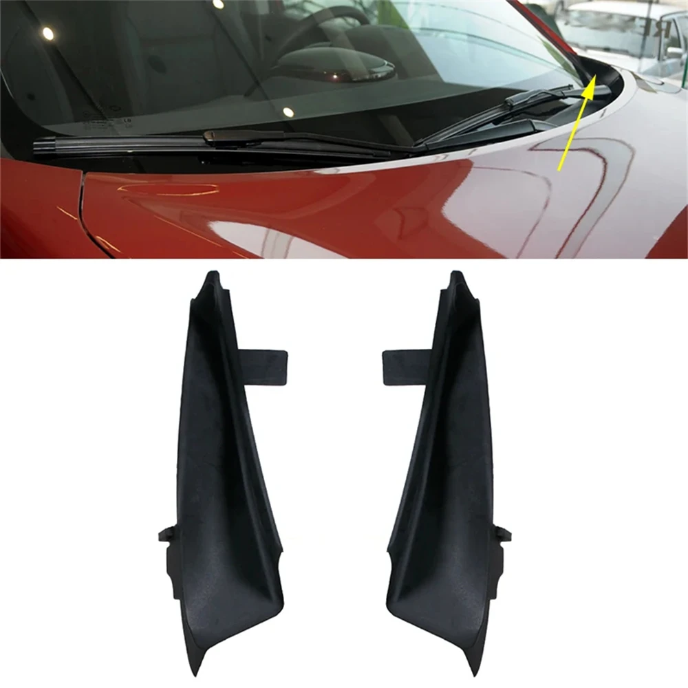 

For Renault Koleos HY 2007 2008-2016 Car Front Windshield Wrap Corner Trim Wiper Cowl Side Trim Cover Lid 66895JY00A 66894JY00A