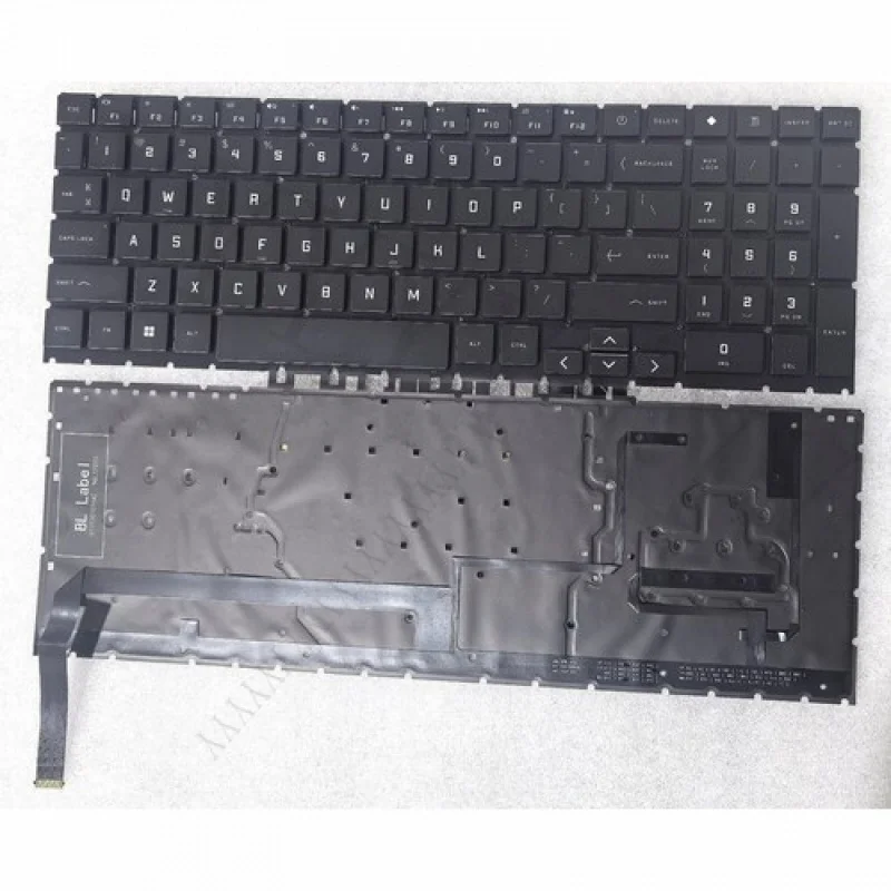 Y+New US RGB Backlit Keyboard w/Number For HP OMEN 16.1 