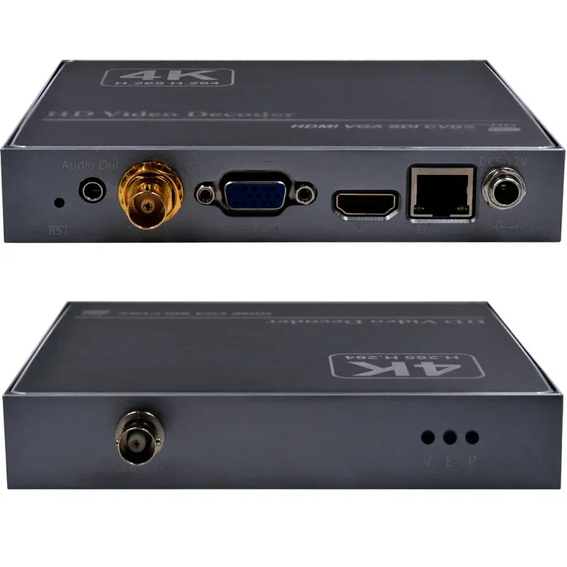 

НОВЫЙ видеодекодер H.265 4K HDMI VGA CVBS SDI