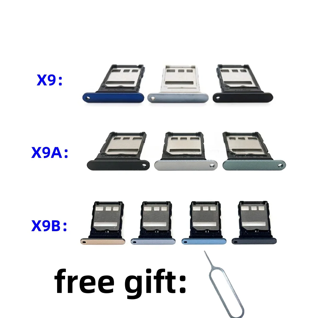 SIM Card Tray Adapter chip slot drawer Holder Replacement Part For Huawei Honor X9 X9A X9B RMO-NX1 ALI-NX1 drawer chip