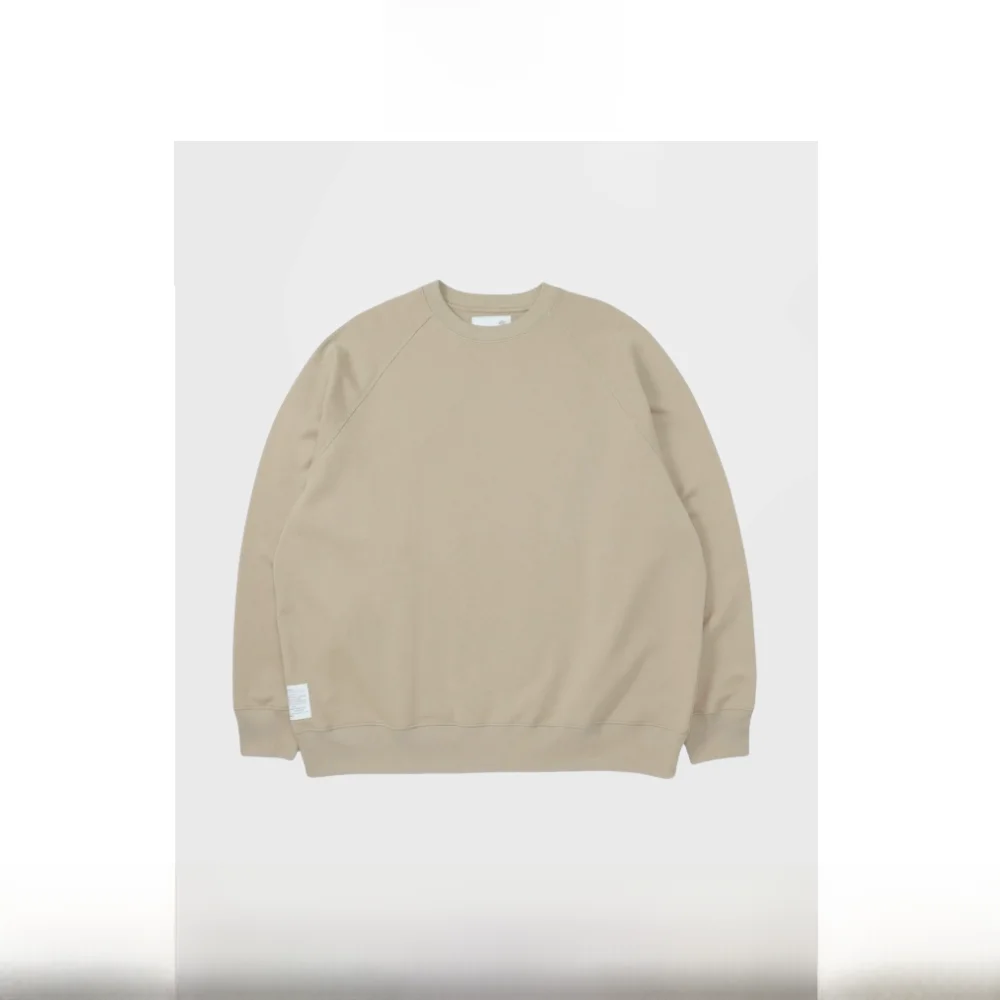 

High Count Raglan Crew Sweat round Ne Толстовка ex Thiened Cotton Long Sve Regular Length Повседневная уличная одежда