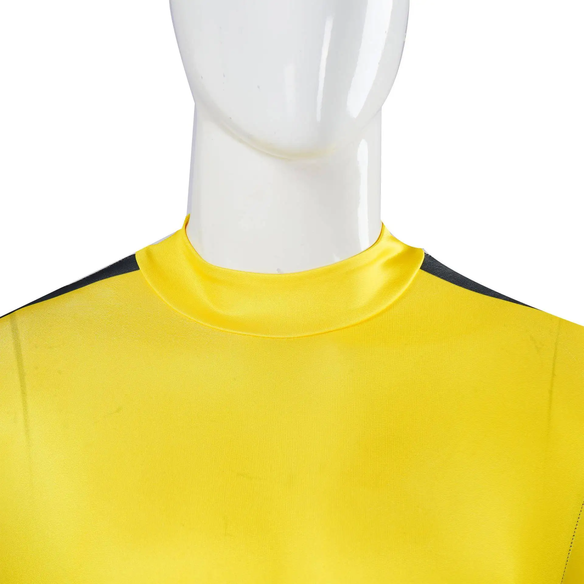 Novo Fsia de loween, Conjunto de Cosplay Amarelo de Kung Fu, Traje Tradicional Chinês para Performance de Palco Fena