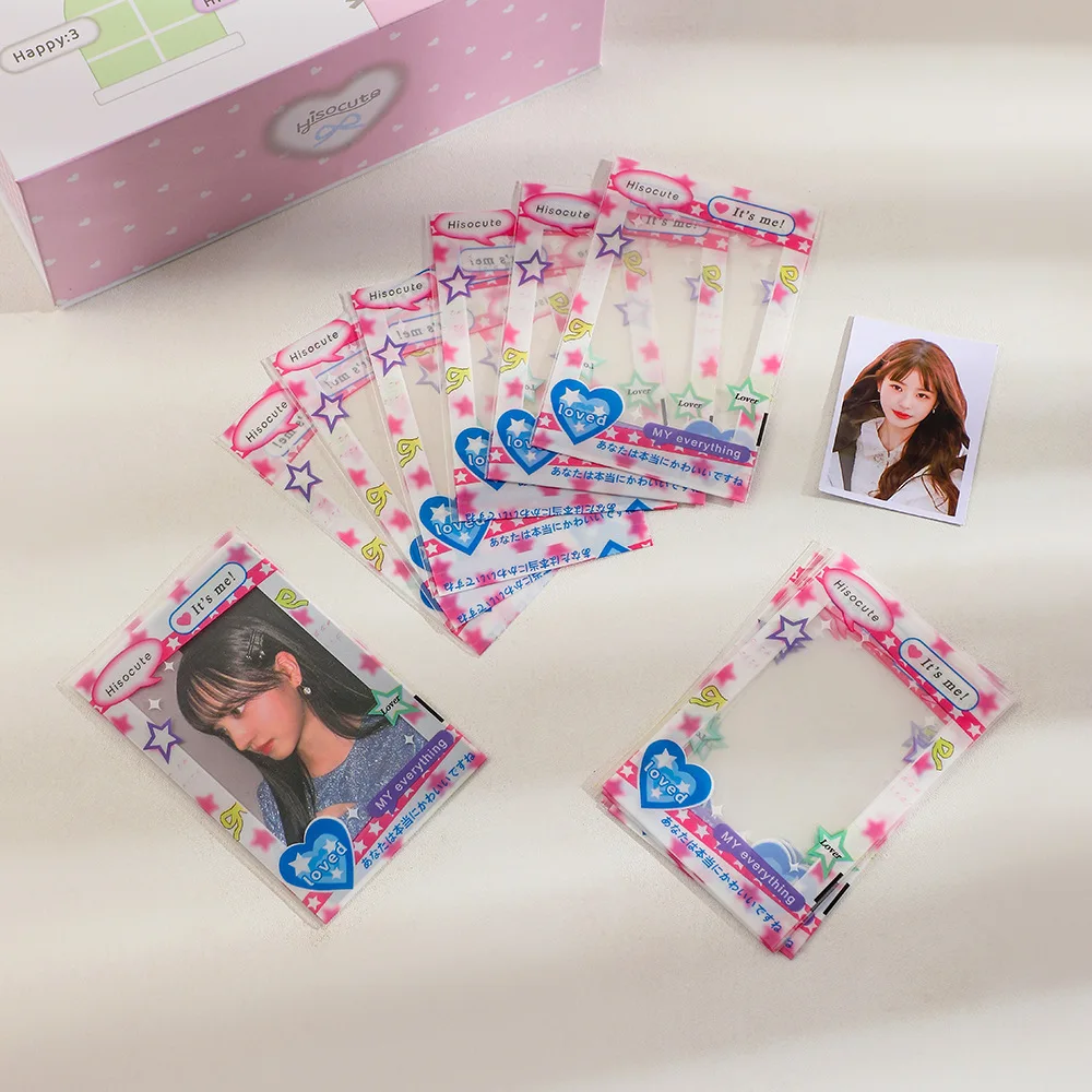 Minkys 20 teile/paket Pack Kawai 3 Zoll Kpop Foto karte Rahmen Foto dekorative pp Ärmel Tasche Schul briefpapier – Detail 10