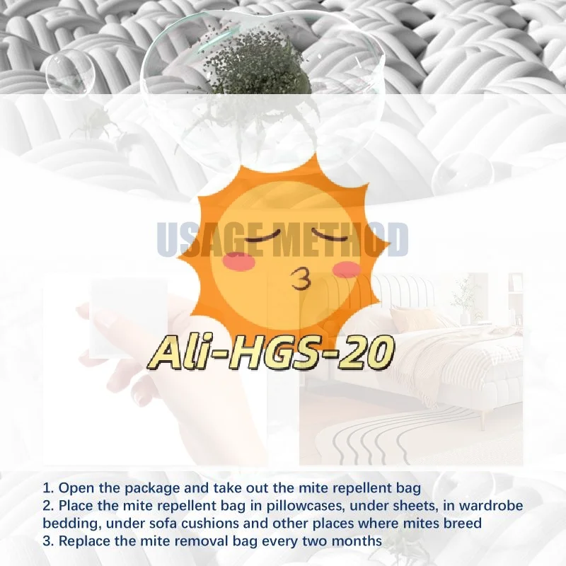 Herbal Mite Removal Bag for Daily Cleaning Prevents Bed Bug Flea Infestation  for Home Mattresses Sofas