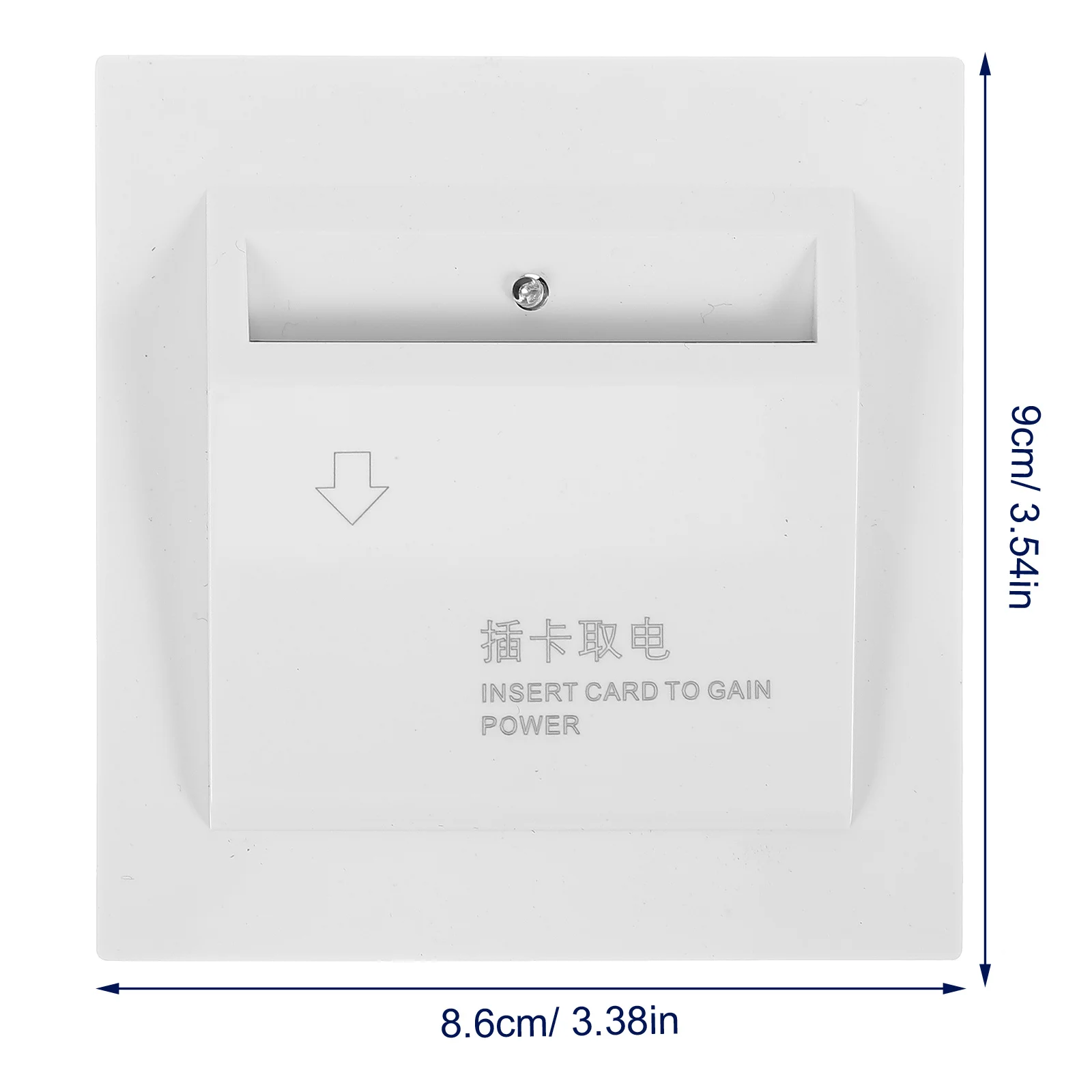 40A Switch Power Control Panel with Pc Material for Room and Safe Delay Supply House Wall Reader