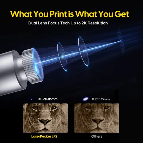 LaserPecker Lasermaskin 450nm Bärbar Gravör CNC-lasermaskin Med Handhållen 2K 5W Bluetooth För Metall Plast LP2 7 best sales CNC-laser - №3