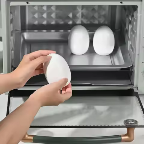 New Microwave Eggs Steamer Boiler Cooker 1/4 Eggs Capacity Easy Quick 5 Minutes Hard Or Soft Boiled Cooking Tools Kitchen Supply
