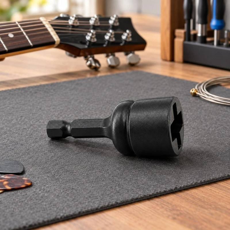 Guitar String Winder Drill Bit for Powered Restringing