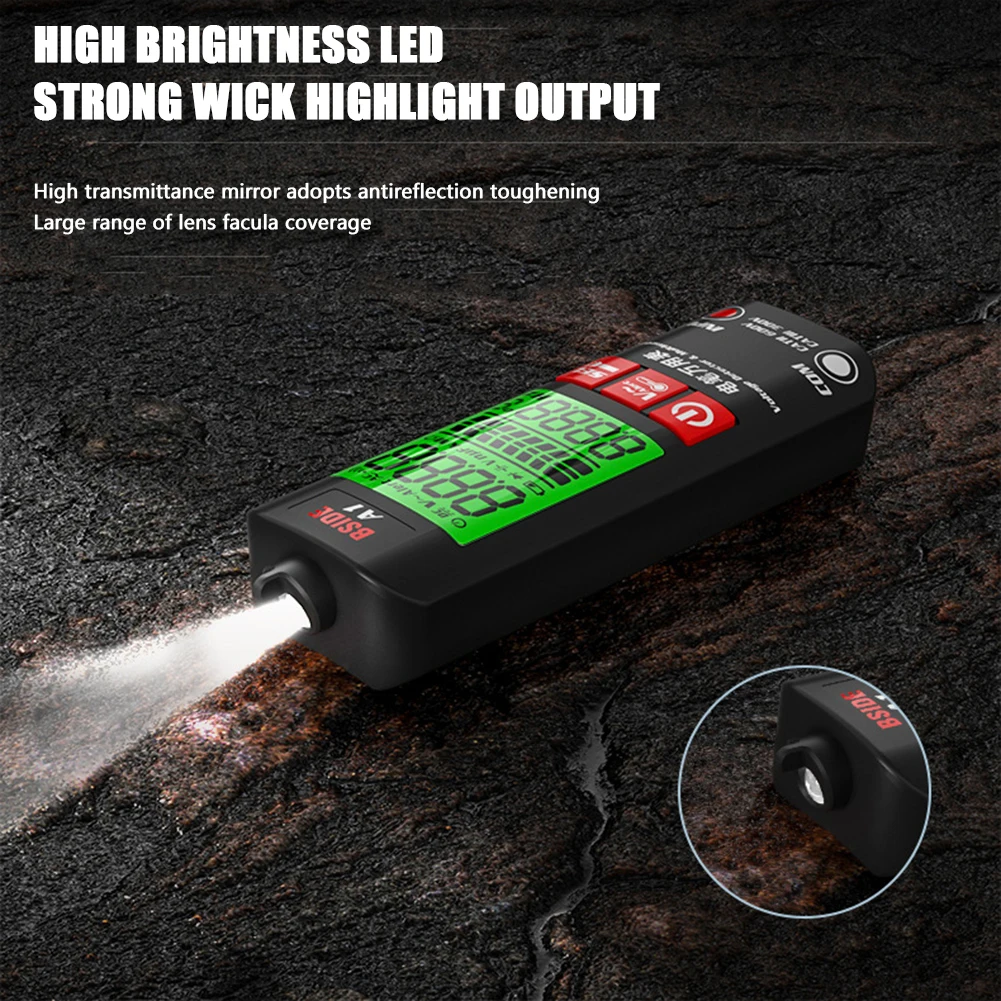 Multímetro Digital inteligente A1, probadores de transistores, verdaderos valores eficaces inteligente, medidor de capacitancia eléctrica automática, resistencia a la temperatura