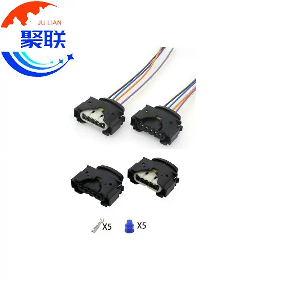 1Set 5Pin 50290892 Auto Turbocharger Actuator Repair Plug 09441552 09441551 Adapter Air Flow Meter Plug 752406 752610