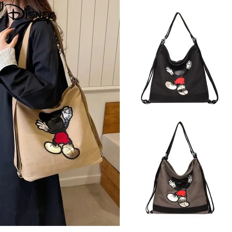 

2024 Disney Mickey New Women's Crossbody Bag Fashionable High Quality Backpack Cartoon Large Capacity Commuting Women's Handbag