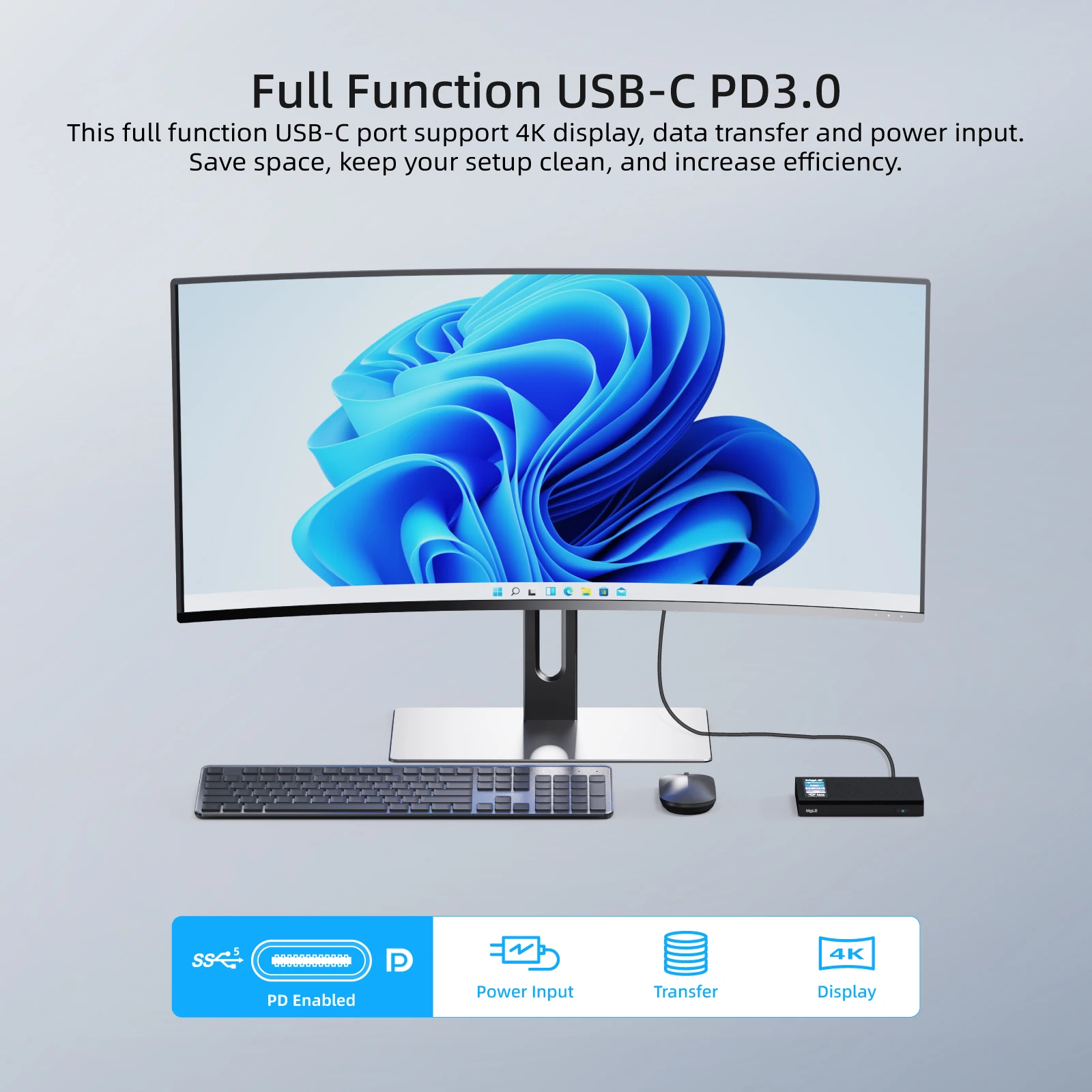 MeLE 팬리스 미니 PC N100 윈도우 11 프로 12 번째 알더 레이크 마이크로 컴퓨터 HDMI USB-C 디스플레이 포트, 1.4 와이파이 5 BT5.1, 32GB, 512GB