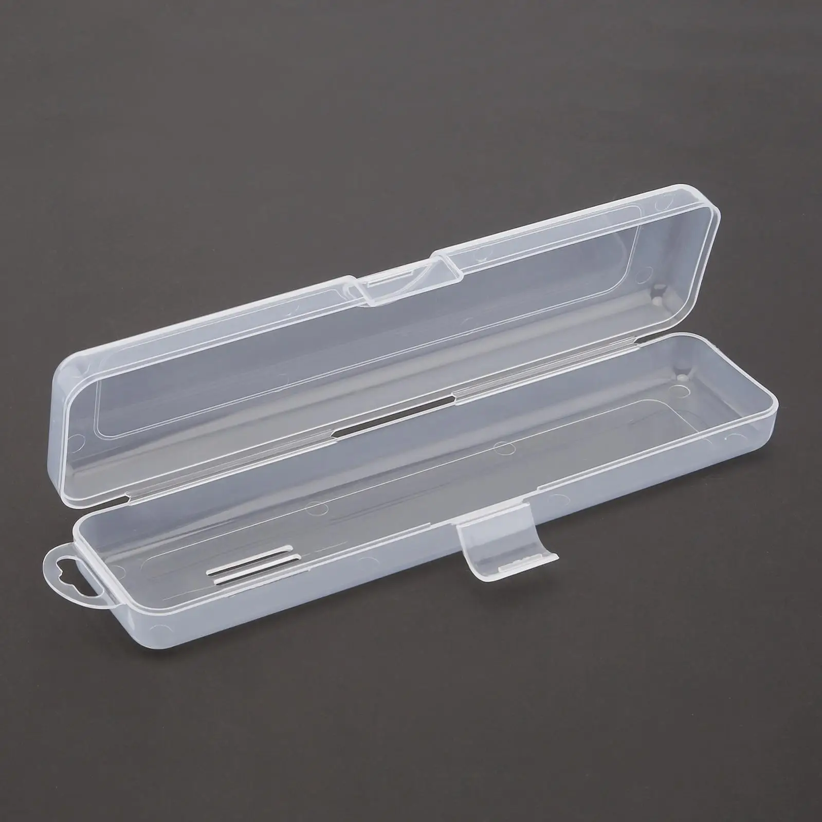 Transparent Flip Portable Internal Length Tableware Storage Box for Cutlery Kit Travel Tableware Case