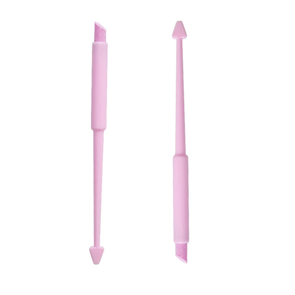 6 قطعة مسمار الفن عازلة العصي قسط أدوات الايداع للأظافر كاذبة الطبيعية إزالة الجلد الميت تشكيل قلم تلميع تصميم ملف الأظافر #4