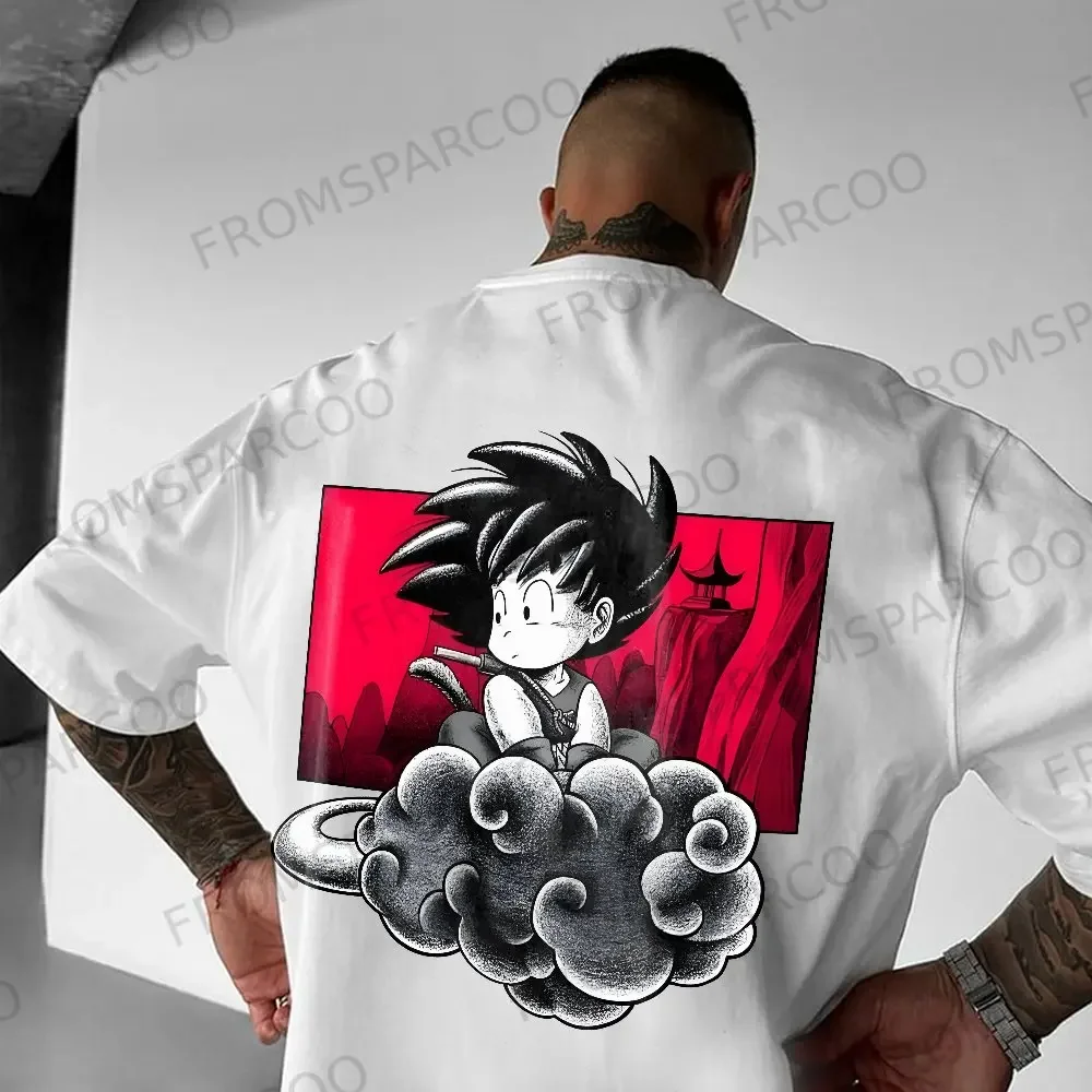 ドラゴンボールトレンド半袖夏トレンド快適スポーツカジュアル半袖人気カップル服半袖半袖