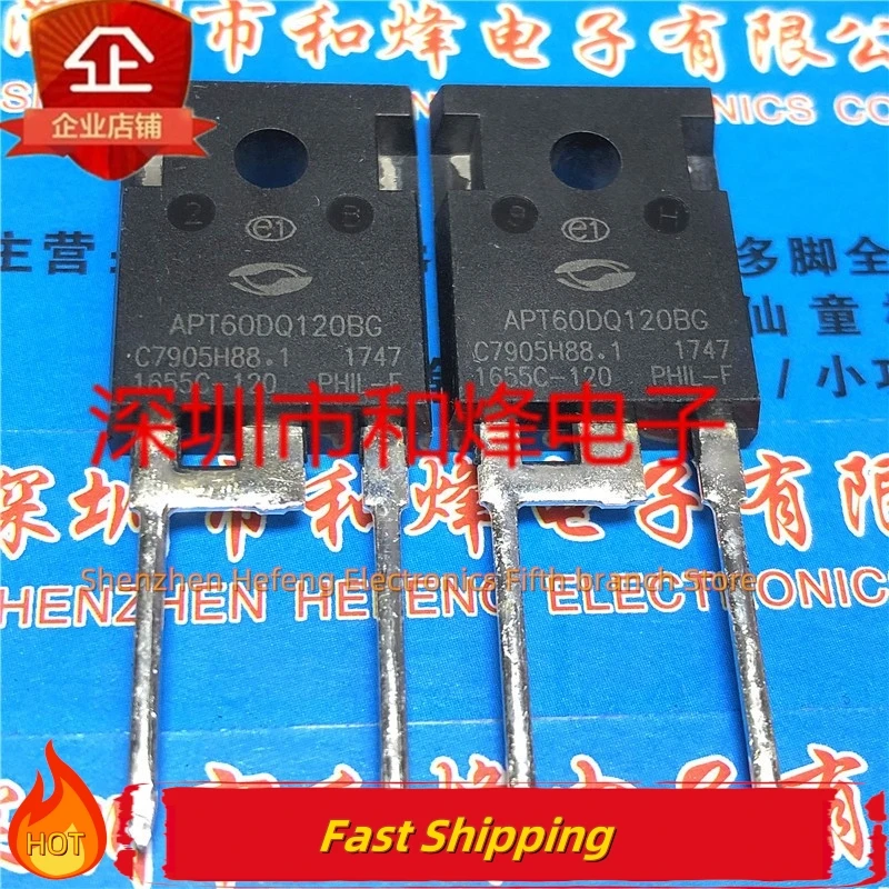 5PCS-10PCS APT60DQ120BG 1200V/60A  TO-247NEW AND ORIGINAL  Quality Can Be Purchased