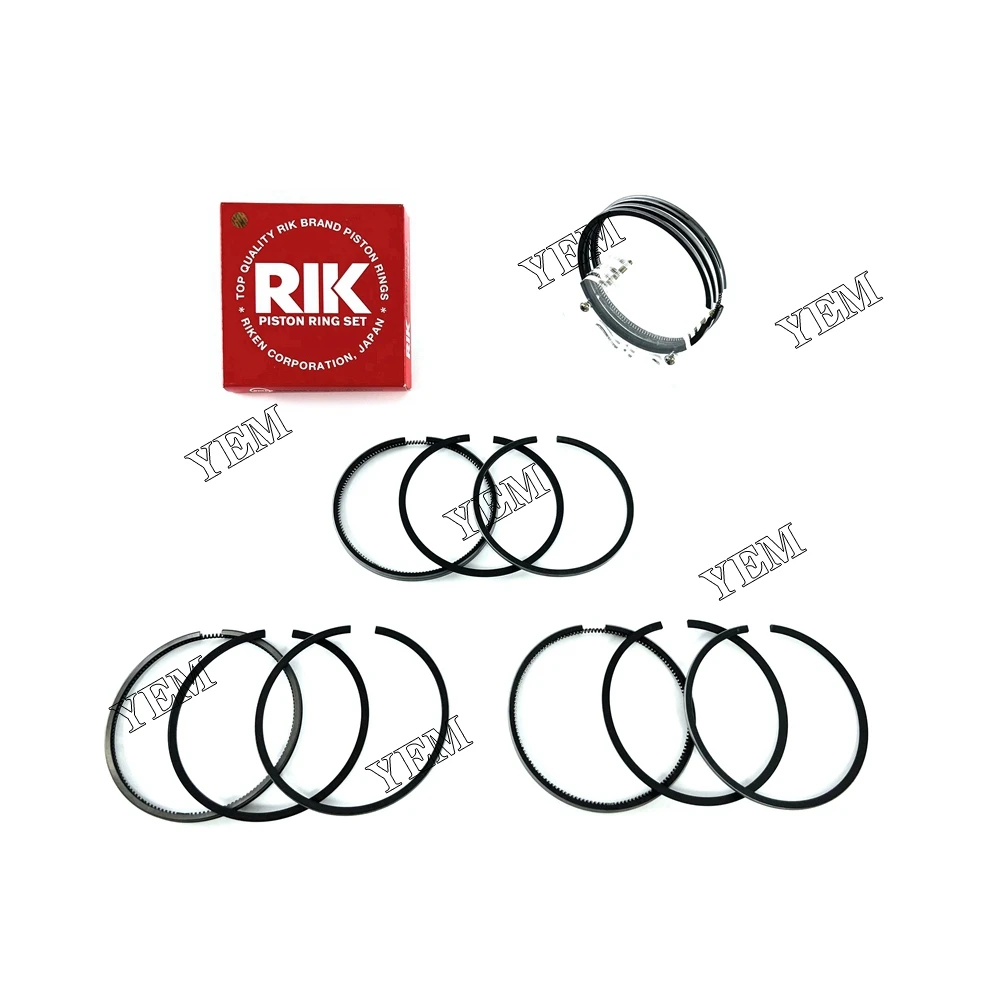 Competitive Price V2607 V2607-DI V2607T Piston Ring Set For Kubota Engine ER470 KX165-5 Excavator