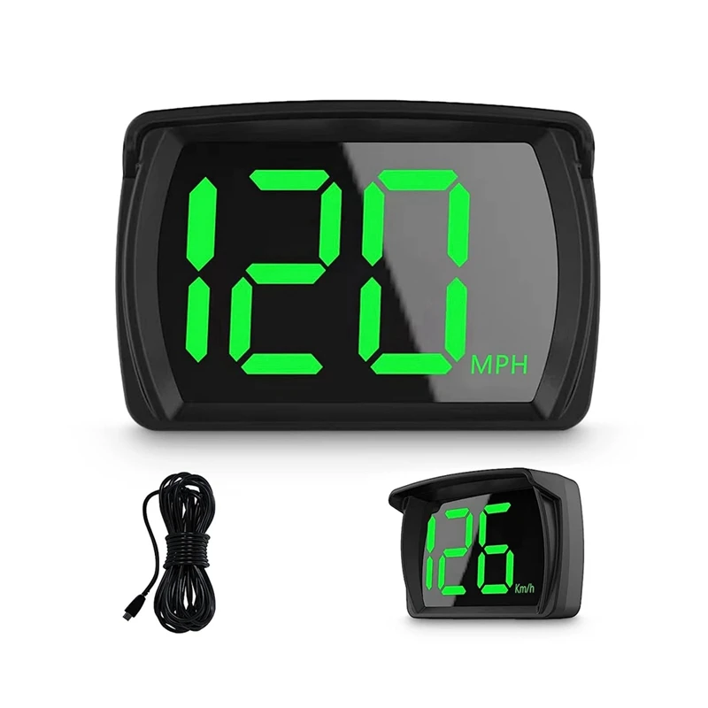 

1 PCS Car Hud GPS Speedometer Head Up Display Black For Cars With Speed,Mph,USB Plug And Play,Suitable For All Car