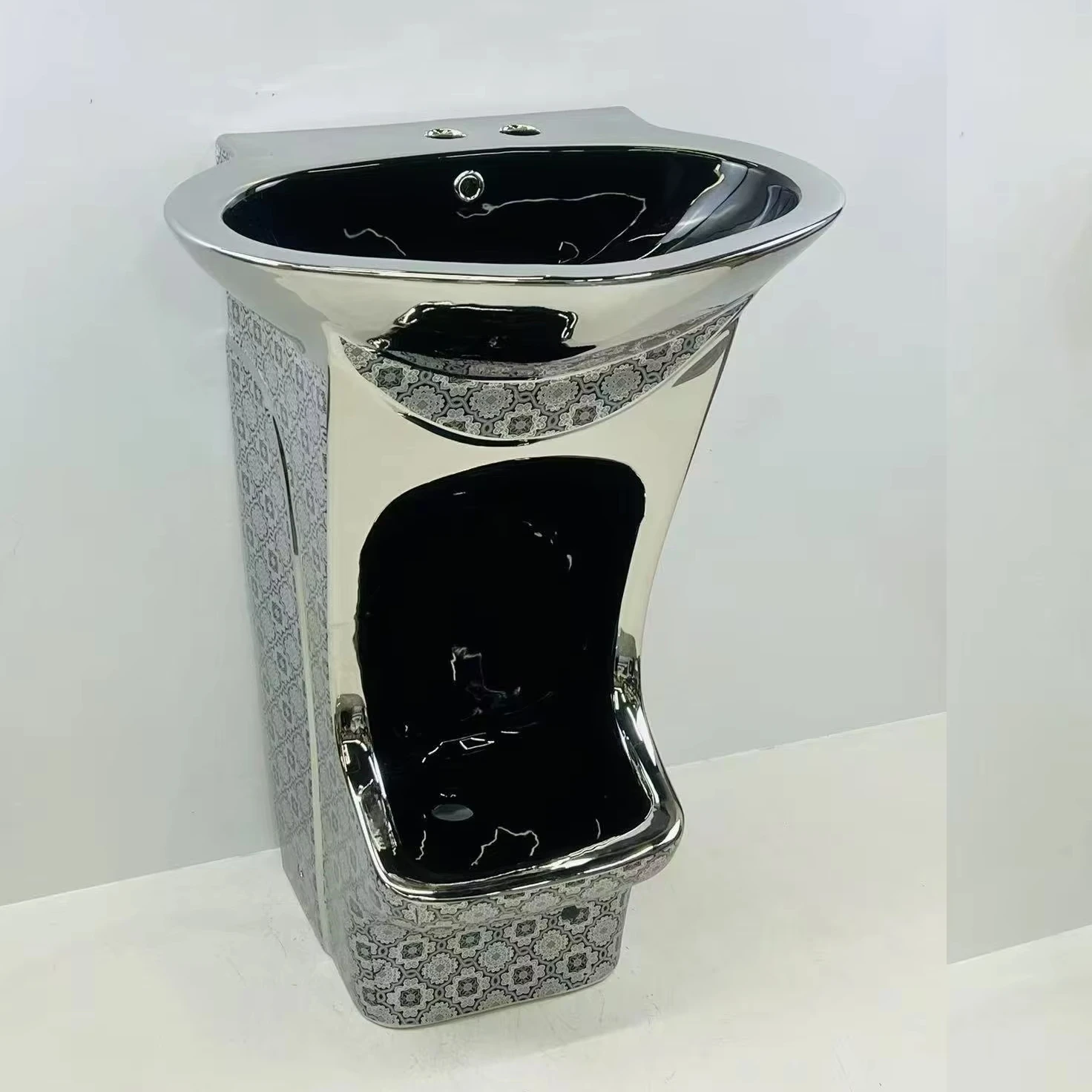 【Best-selling】HOT SALE Chaozhou Factory Wholesales  Floor Mounted Muslim Wudu Ceramic Washing Sink Wash Basin