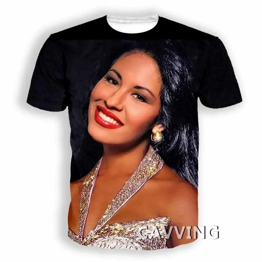 

New Fashion Women/Men's 3D Print Selena Quintanilla Casual T-shirts Hip Hop Tshirts Harajuku Styles Tops Clothing KK1
