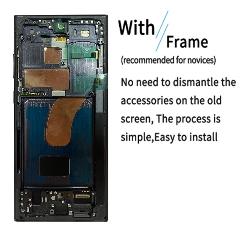 Imagem -06 - Conjunto de Substituição da Tela Sensível ao Toque com Moldura Oled Samsung Galaxy S23 Ultra Lcd Display 5g S918b S918u