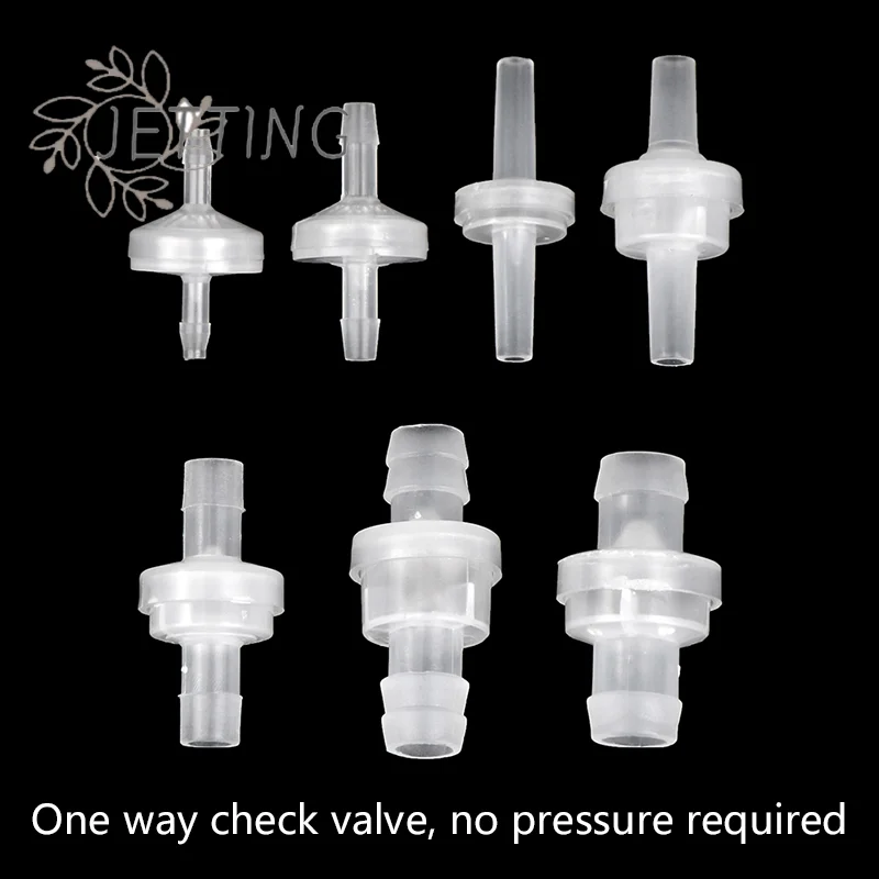 Hot 1Pc Valvola di Ritegno In Plastica One-Way Pagoda In Linea Non-Ritorno Gas Liquido Acqua Fluido Tappo Diametro 3/4/5mm 6mm 8mm 10mm 12mm