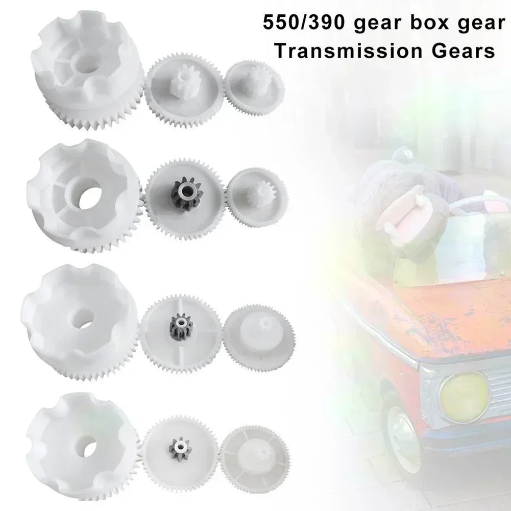 390 Gearbox Plastic Gear For Electric Baby Cars 550 Gearbox Gear 4 Options White Kids\' Vehicles And Remote Control Toys Adapter