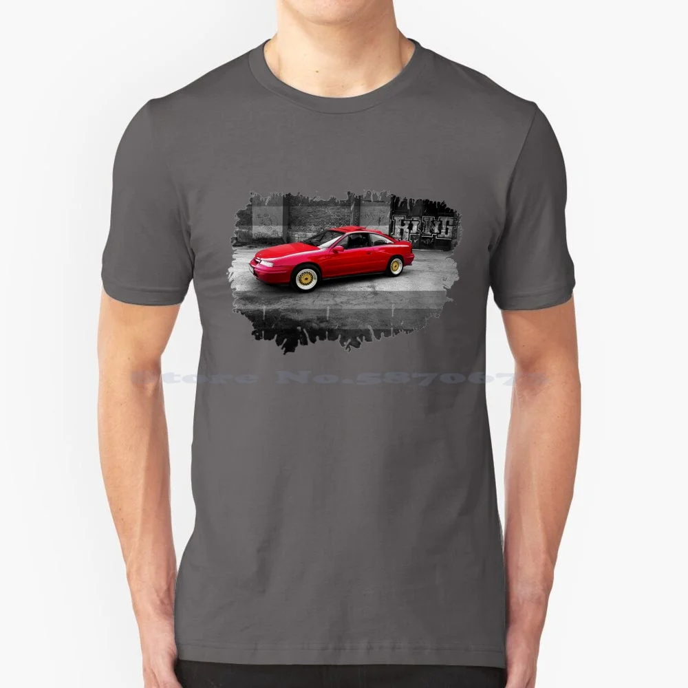 Opel Calibra T Shirt 100% Cotton Tee Opel Calibra Vauxhall Holden Sport Car Race Auto Vehicle