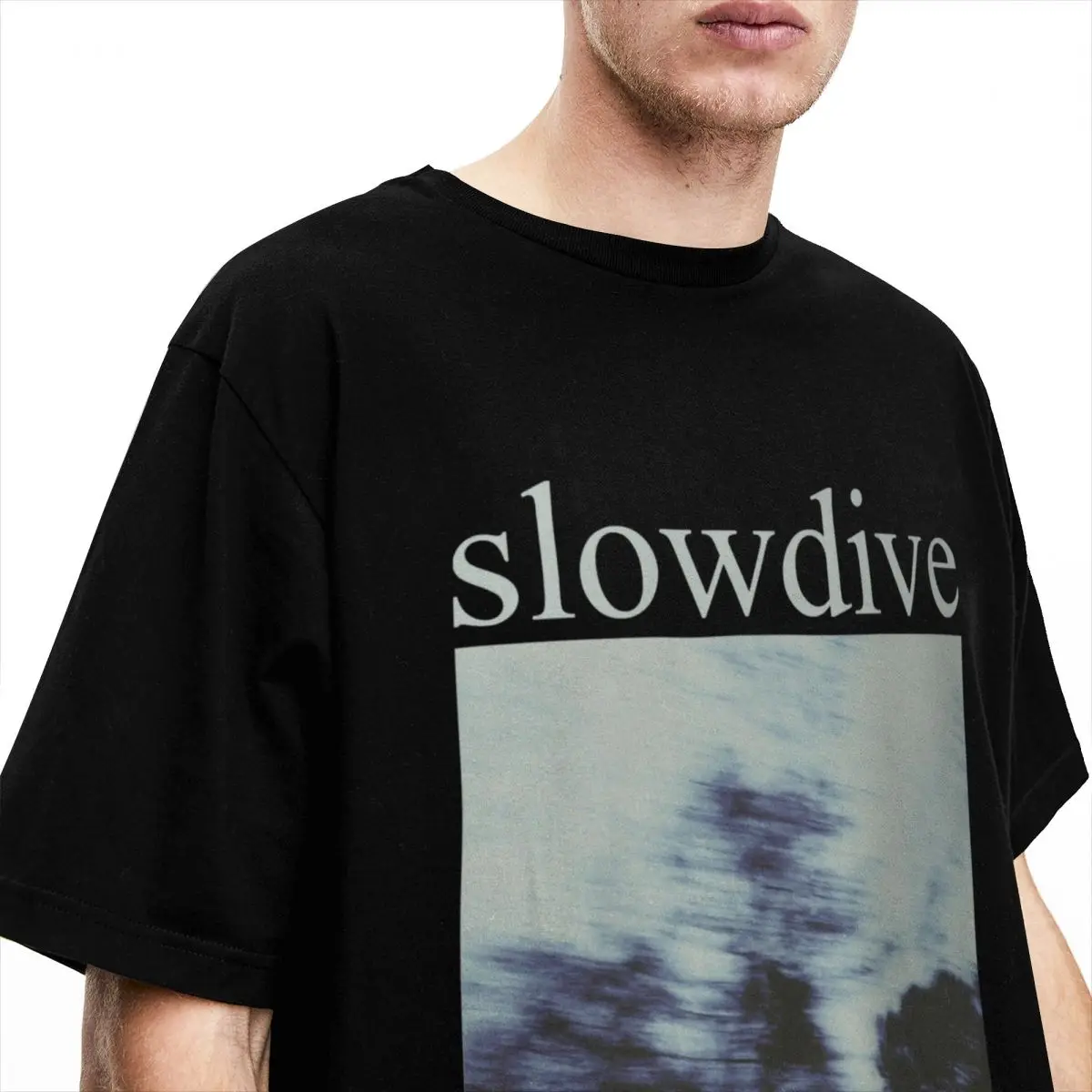 Casual Slowdive Fanart T-Shirts Men Women Round Neck Pure Cotton Vintage Singer Short Sleeve Tees Plus Size Clothes