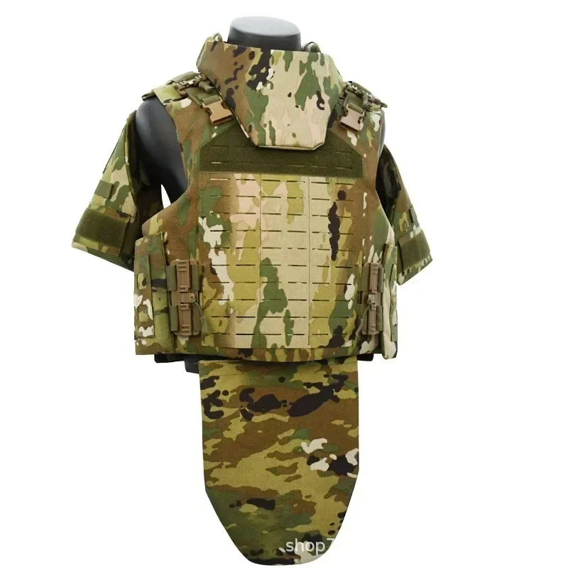 Full Protection CS Field Training Suit Vest, Outdoor Hunting Protection, Adjustable, Molle, Air Combat