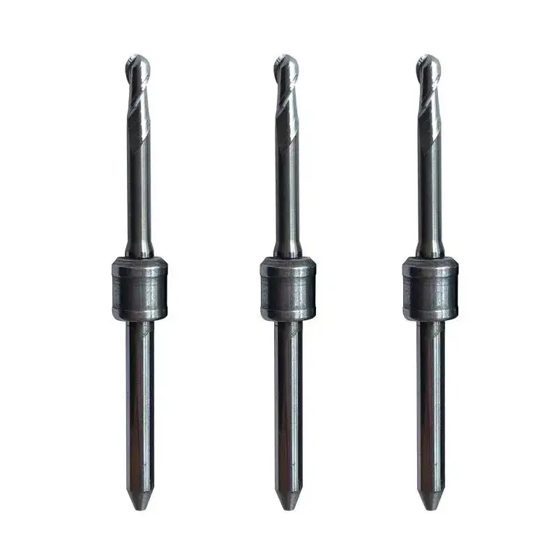 1PC Dental Lab Amann Girrbach PMMA WAX PEEK CADCAM Milling Burs Cutters Uncoating Cutters shank 3mm