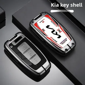 Ferrari k2 caso chave escudo protetor de metal adequado para k4 leão run carro k5 orlando saco turbocompressor chave acessórios 12 principais vendas bomba ferrari - №11