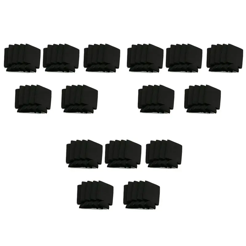 

AB15-Bulk Can Coolers (75-Pack) Blank Foam Sleeves Plain Soft Insulated Blanks For Soda, Beer, Water Bottles (Black)
