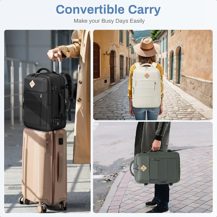 Travel Backpack 32L Weekender Bag for Men for Women