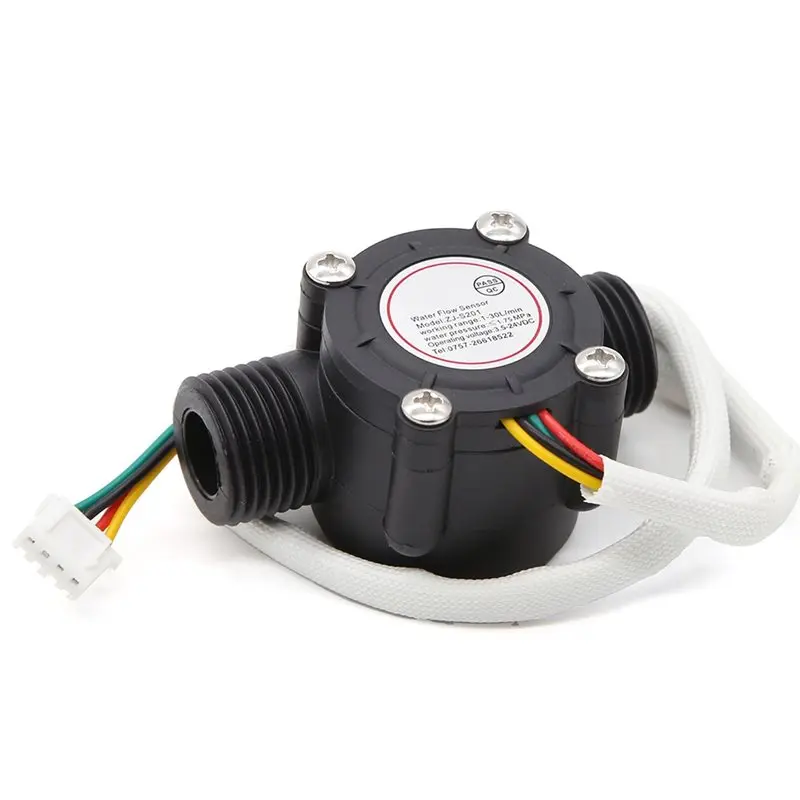 

【THANKSGIVING DAY】G1/2" Water Flow Hall Sensor Hall Effect Flowmeter Control Sensor 1.75Mpa Flow Meter Flowmeter Counter