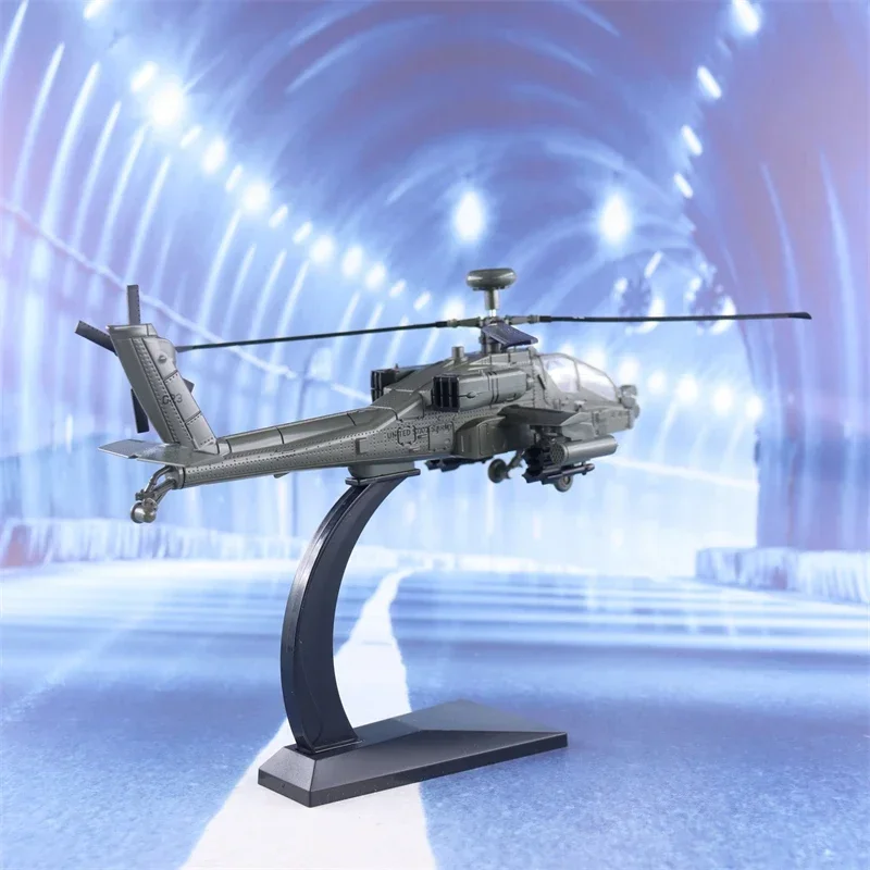 Apache armed alloy helicopter model Simulation Display Ornaments Gifts Collection