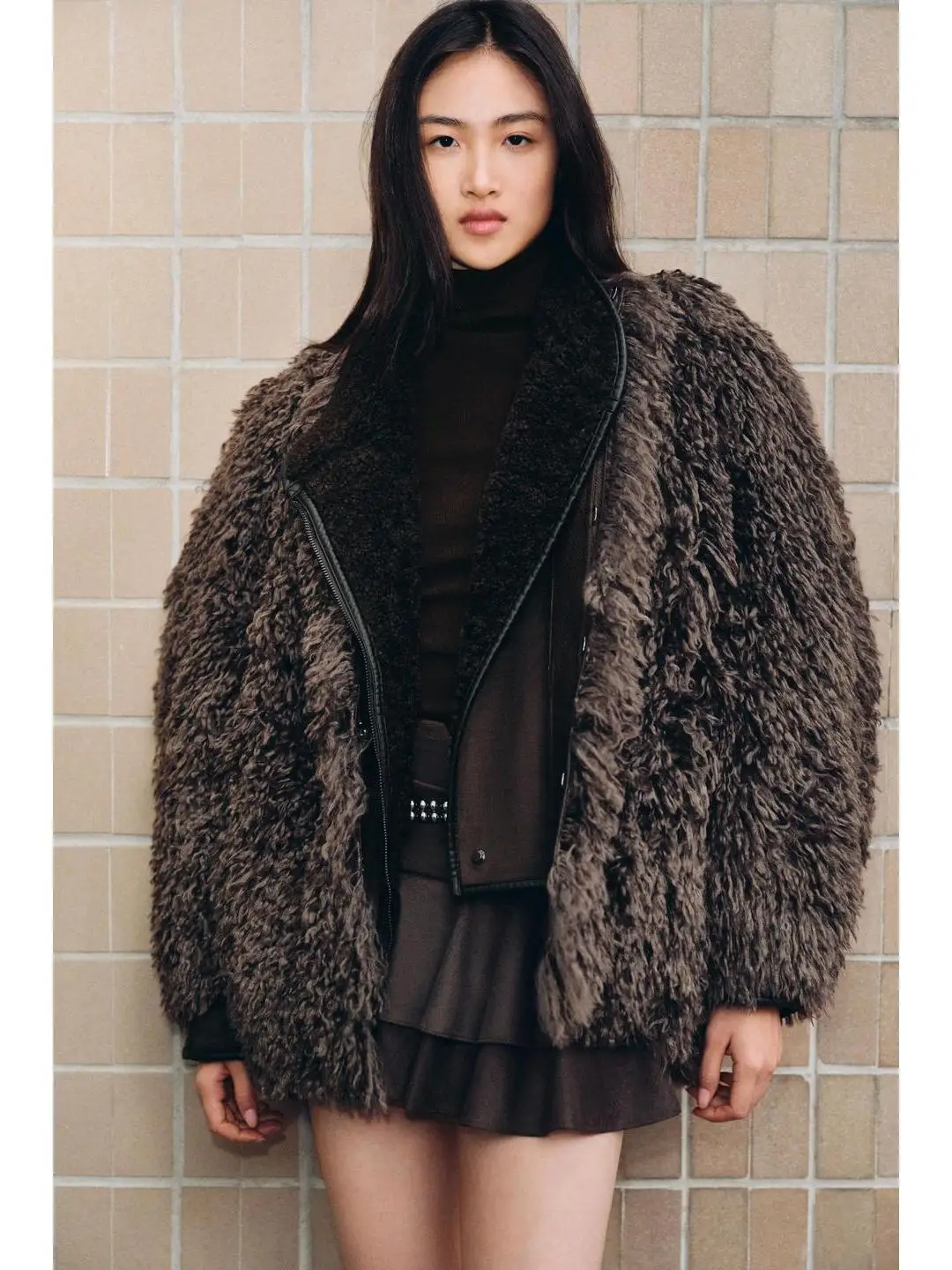 Vestibilità ampia Cappotto lungo in pelliccia artificiale Sve rotondo Ne Autunno Inverno Nuovo Sle Casual Comodo Jaet da donna Amichevole da viaggio