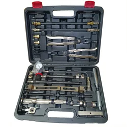 Valve Oil Seal Disassembly Set Cylinder Head Service Tool Kit Valve Spring Compressor Removal Installer Replacement